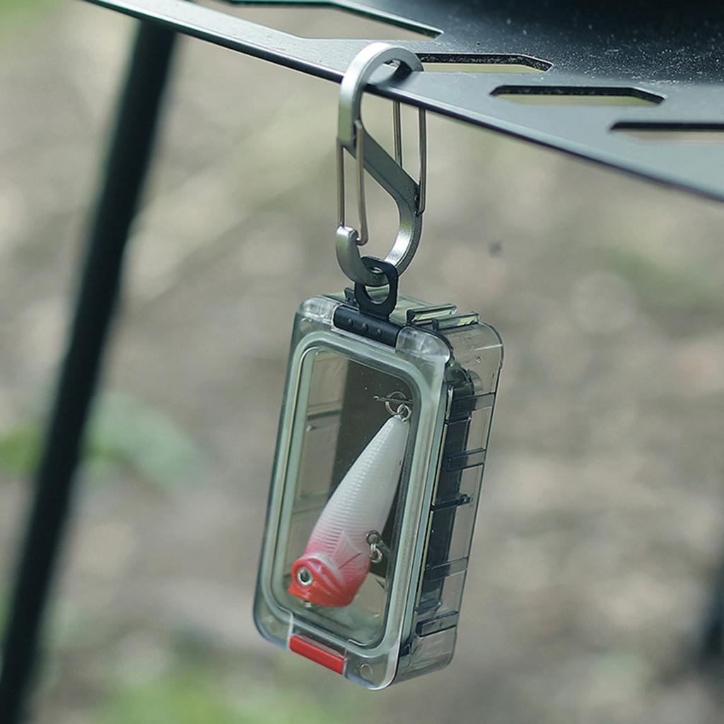 Fishing Accessory Container Magnetic Lures Box, Splicing Glow In The Dark Clear Waterproof Hooks Baits Angling Tool Box