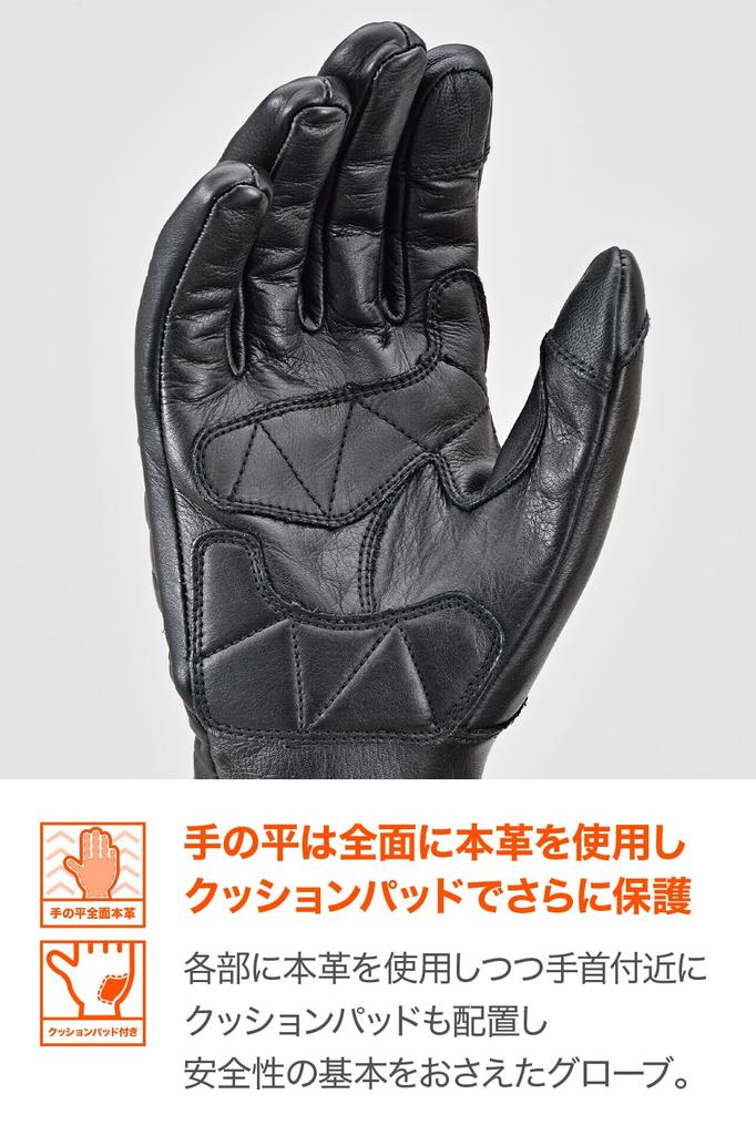 Daytona Motorcycle Leather and Hard Smartphone Cow Leather Protector Size 17752 Gloves, (Cowhide), Spring, Summer, Autumn, Winter, Protector,