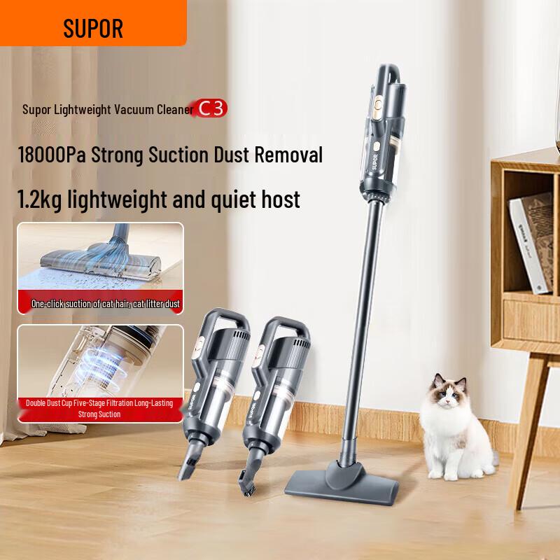 SUPOR EVCS-C3 18Kpa Corded Handheld Vacuum Cleaner CN plug (adapter included)