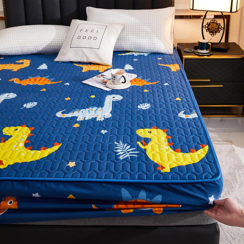 Vodotěsný potah na postel Strečový prodyšný potah matrace pro chránič matrace v obývacím pokoji (Bez povlaku na polštář)