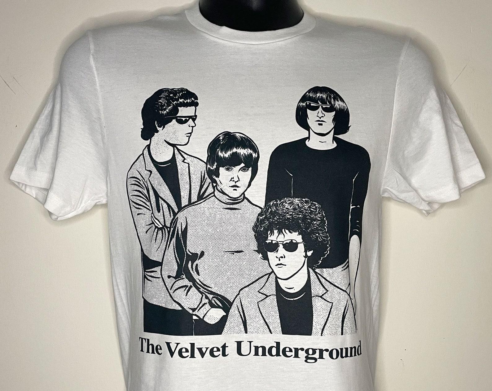 The Velvet Underground T-shirt - retro 60s 70s vintage lou reed shirt XL