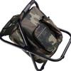 Rucksack Kühler Stuhl Leicht Großes Fassungsvermögen Faltbarer Campinghocker für Reise Strand Wandern Picknick Camouflage