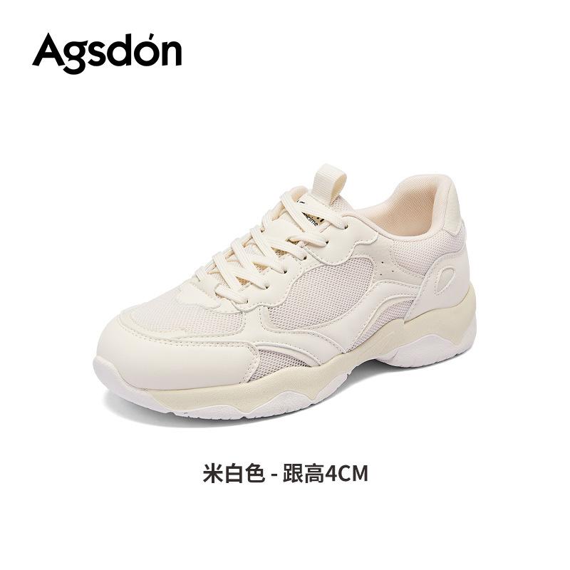 Augustine dad shoes women's 2025 new autumn outdoor hiking shoes platform casual little white sports shoes