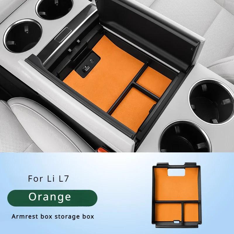For LI LiXiang L7 L8 L9 2022 2023 2024 Armrest Box Storage Box Central Control Lower Storage Accessories for Leading Lixiang