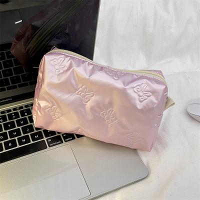High-Capacity Cosmetic Bag Multi-Functional Makeup Lipstick Storage Bag Simple Travel Toilet Storage Bag Cute Zipper Pouch Gifts
