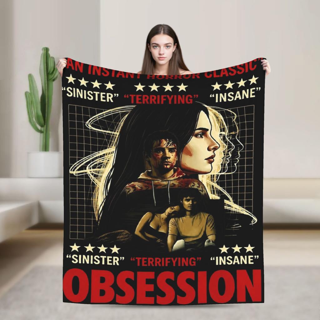 Obsession Horror Movie Blanket Multi-Size Super Soft Cozy Throw Blankets For Sofa Couch And Bed