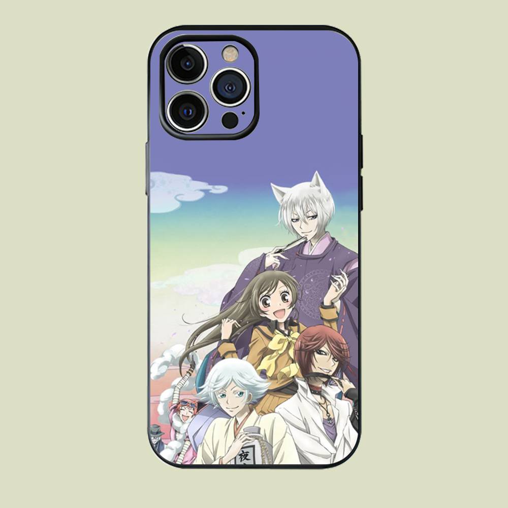Anime K-Kamisama Black Matte Phone Case For iPhone 17 16 15 14 13 12 Pro Max Silicone Soft Back Cover