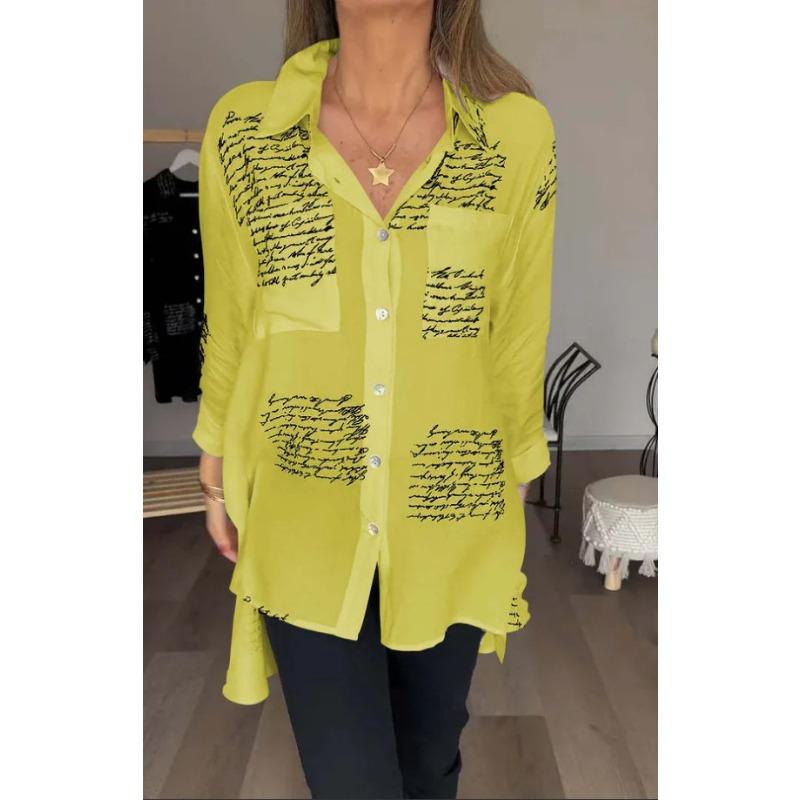 BFCCQB Moda damă ocazional toamnă iarnă mânecă lungă cu gât POLO Bluze și cămăși