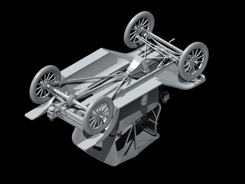ICM Modelo em Escala Ford T 1912 Roadster Modelo de Plástico 1/24 (24001)