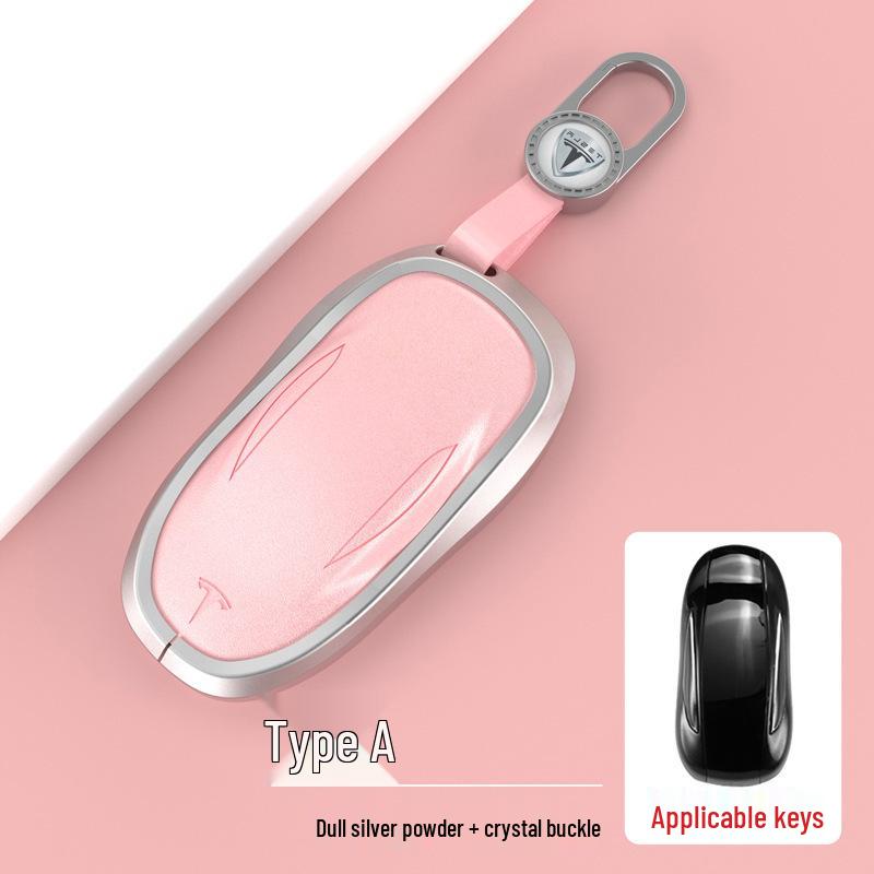 Tesla Key Card Case for Model 3/Y/X/S - Premium Protective Shell with Metal Buckle for Men & Women