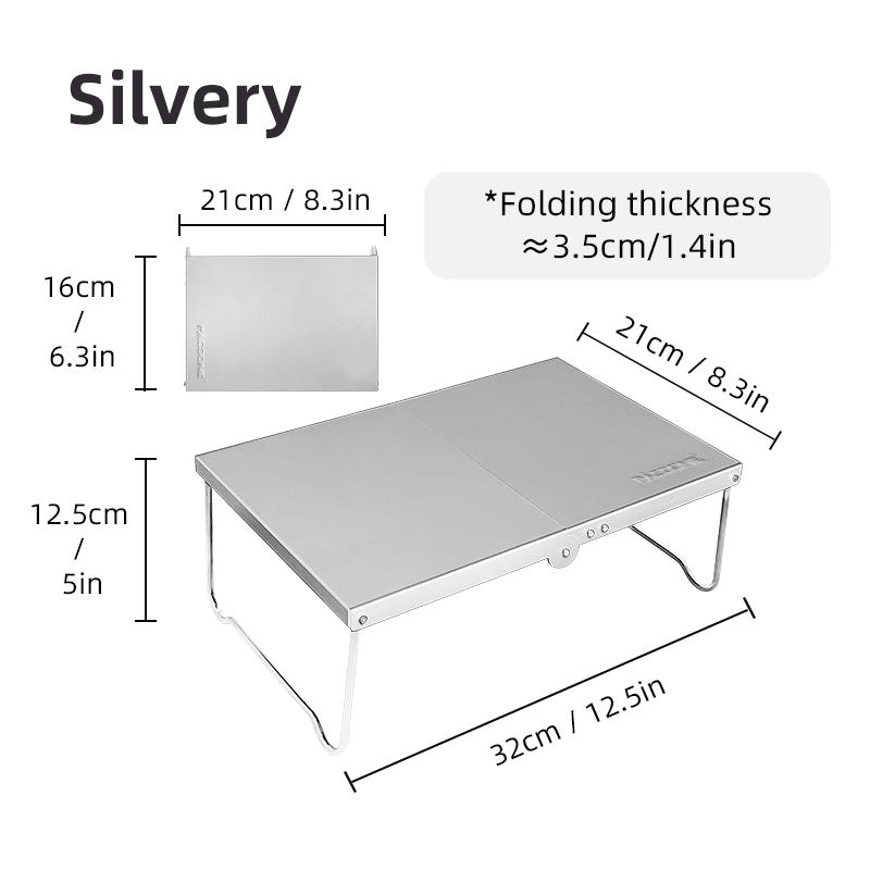 

PACOONE Camping Portable Foldable Table Small Coffee Tables Ultralight Outdoor Hiking Picnic Table MDF Mini Folding Table New белый