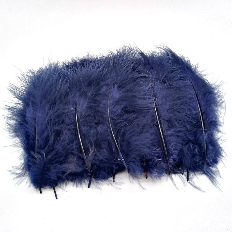 20Pcs Turkey Marabou Feathers Plumes DIY Creative Leisure Decoration Wedding Carnival Handicrafts Accessories Fly Tying Material