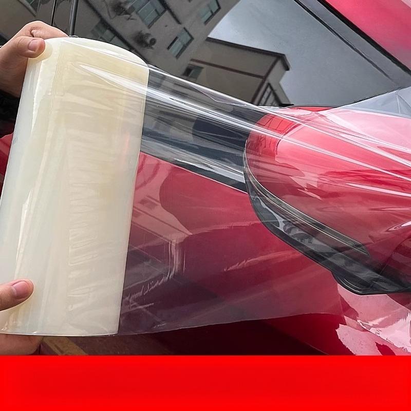 

PE Transparent Protective Film Lens Dustproof Hardware Home Appliance Scratch Resistant Self-adhesive Protective Film Electrostatic Adsorption Tape width 1cm length 400m