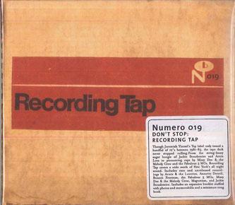 CD VARIOUS - Don't Stop: Recording Tap NUM019 Numero Group 2008 US Rap & Hip-Hop/R&B
