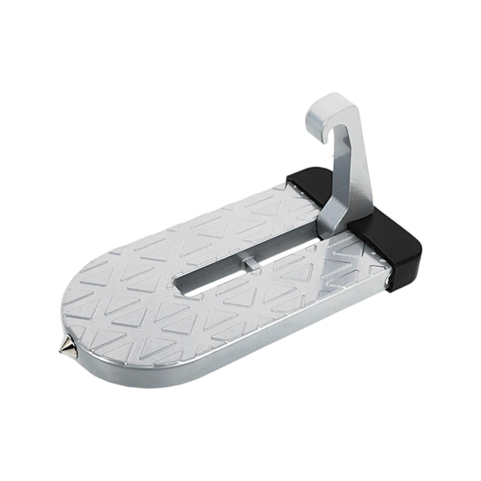 

Подножка для двери автомобиля, универсальный канал для крыши, складная подножка из алюминиевого сплава, подходит для большинства автомобилей, внедорожников и грузовиков One Size серебряный