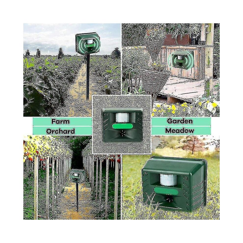 Outdoor Ultrasonic Bird Repeller Outdoor Bird Repeller Ultrasonic Animal Repeller with Motion Sens