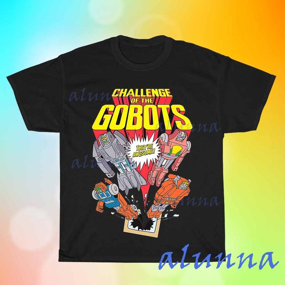 

New GoBots Cy-Kill 1983 Cartoon Men s Black T-shirt Funny Size S to 5XL L
