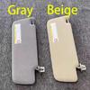 Car Sun Visor Compatible for Toyota Land Cruiser Prado 120 LC120 2003 2004 2005 2006 2007 2008 2009 Car Interior Roof Front Sunvisor(Beige Only Left)