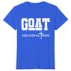 GOAT God Over All Things Tshirts Christian Cross Graphic T Shirts Short Sleeve Tee Unisexs Clothes Religious Faith Print Clothing