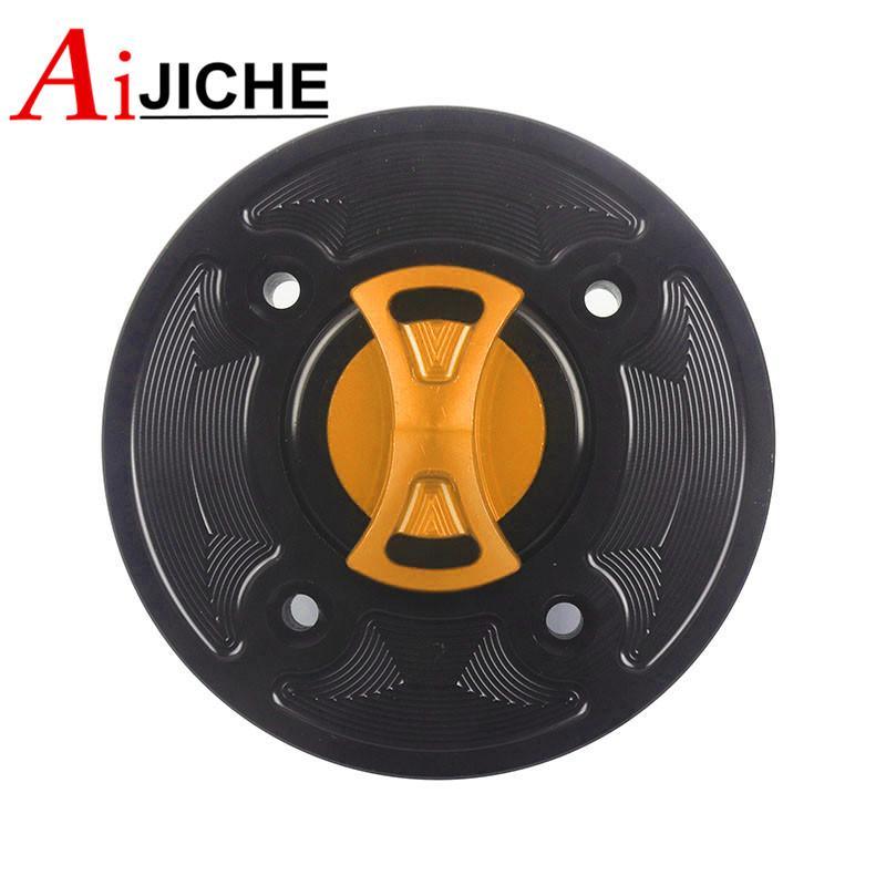 For KAWASAKI NINJA 650 NINJA 400 Z400 Z650 Z900 ZX-6R Versys-X300 Motorcycle CNC Fuel Tank Cap Gas Oil Tank Cover Petrol