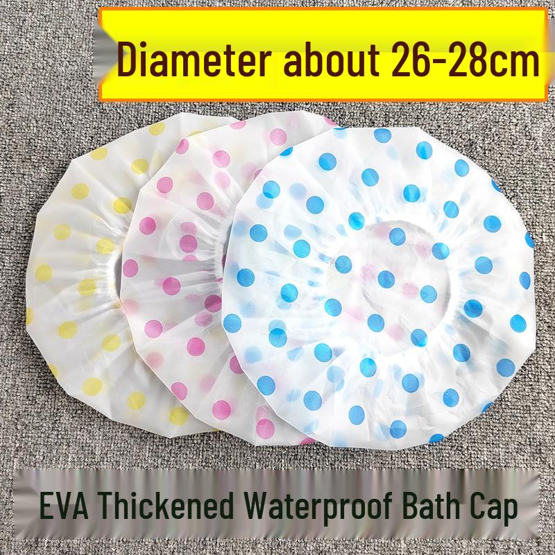 Extra Large High-Grade Frosted PEVA Waterproof Shower Cap