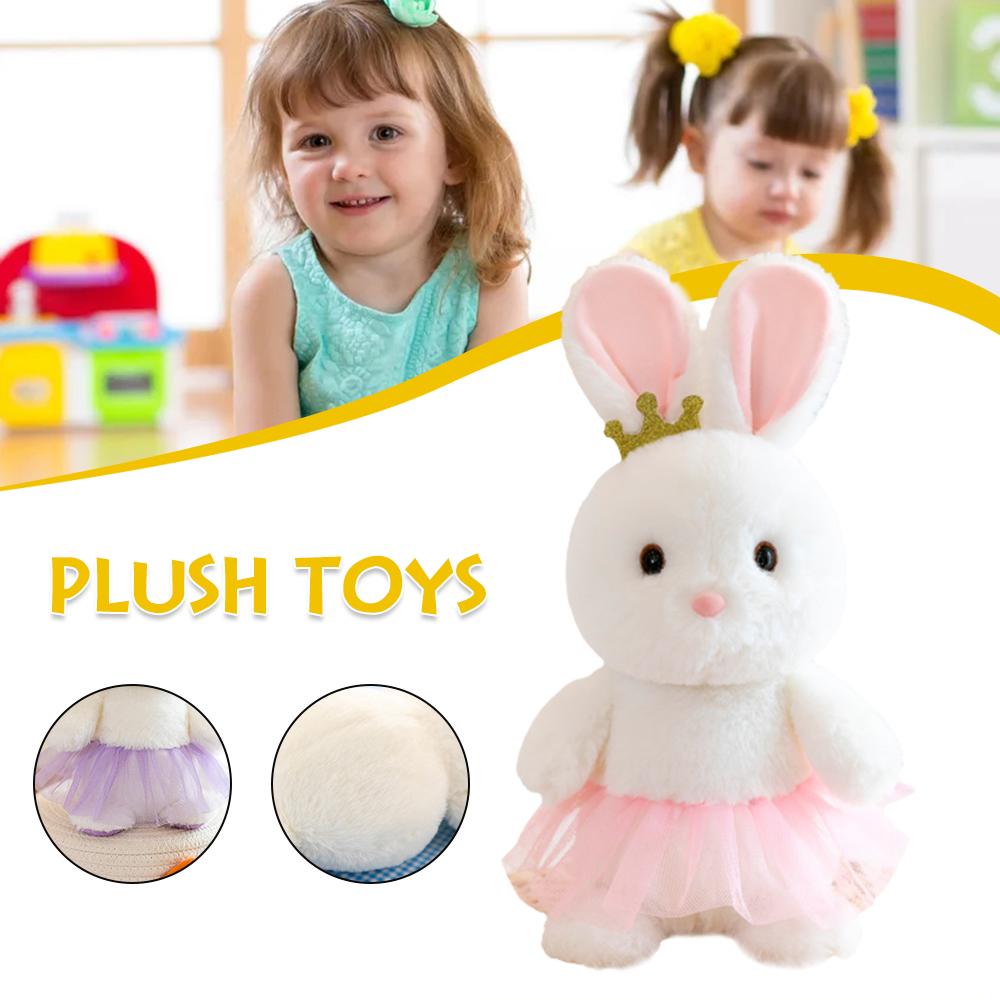 Cute Bunny Plush Toy Cartoon Stuffed Animals Doll Birthday Gift For Children