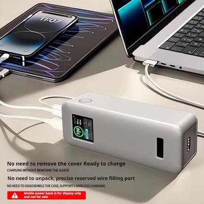 Silicone Case for Anker Prime 27650mAH Power Bank (250W) Soft Skin Silicone Case Cover for Anker Prime Power Bank Accessory