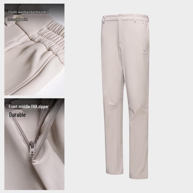 Camel Outdoor Softshell Fleece-Lined Hiking Pants