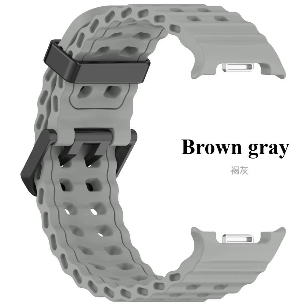 Cinturino Marine per Samsung Galaxy Watch 8 Classic 46mm Cinturino Sportivo in Silicone per Galaxy Watch 8 40mm 44mm Accessori Cinturino Braccialetto