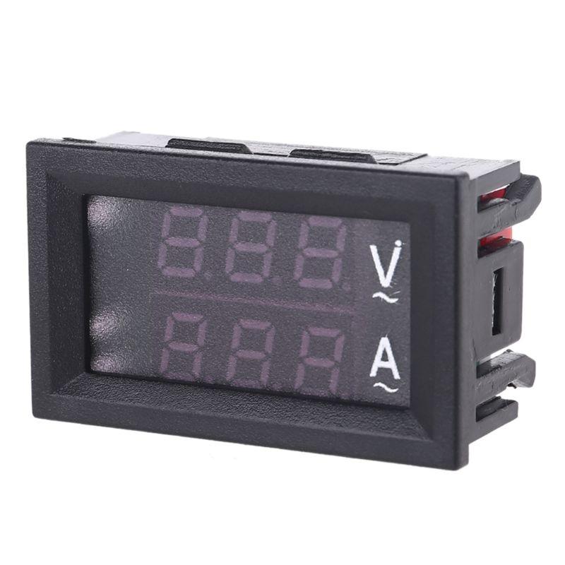 Practical Digital Current Gauge Volt Meter for w/ Current Transformer Display 0.28" AC 60-500V Voltmeter Ammeter 10/50/1