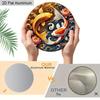 2D Flat Aluminum Koi Fish Yin Yang Round Metal Sign, Man Cave Wall Art Sign for Front Door, Easter Decor, Zen Garden Accessories & Meditation Room