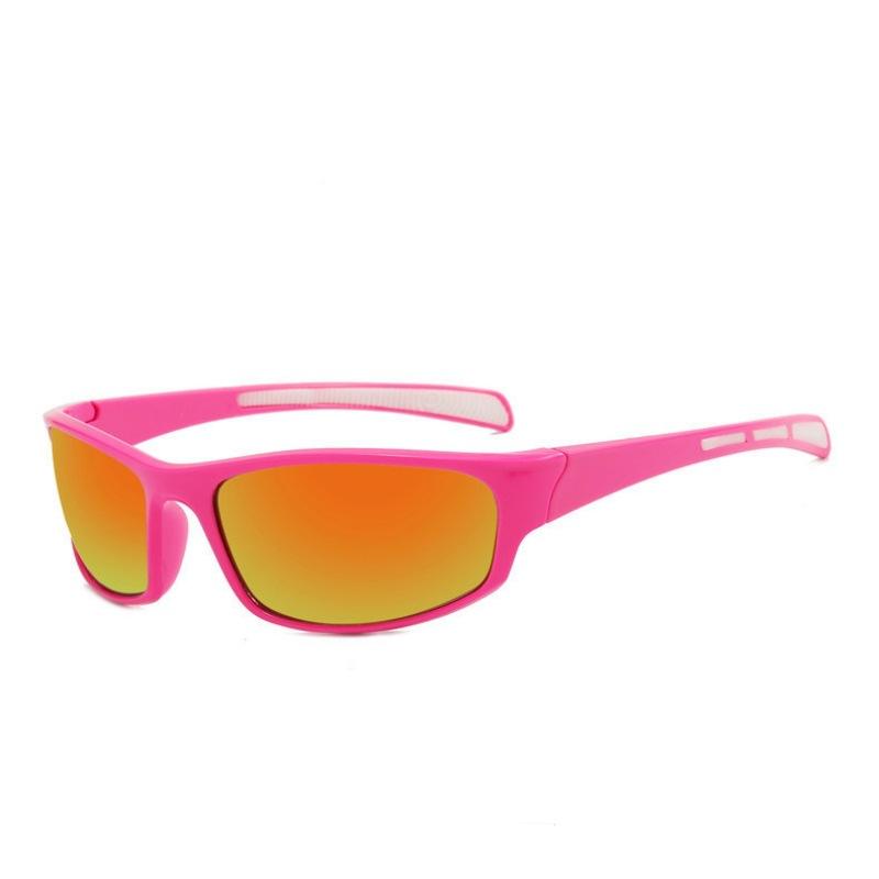 New outdoor sports sunglasses for men and women, fashionable colorful small-frame cycling glasses