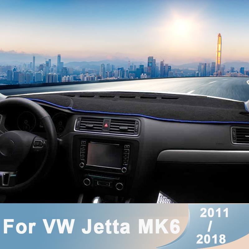 

Для VW Jetta A6 MK6 5C6 2011 2012 2013 2014 2015 2016 2017 2018 Автомобільна кришка приладової панелі Килимок для приладової панелі Козирка від сонця Нековзка підкладка Аксесуари Rear Black Side