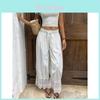 Bohemian Wide Leg Pants With Elastic Waist For Casual Travel Comfort Women