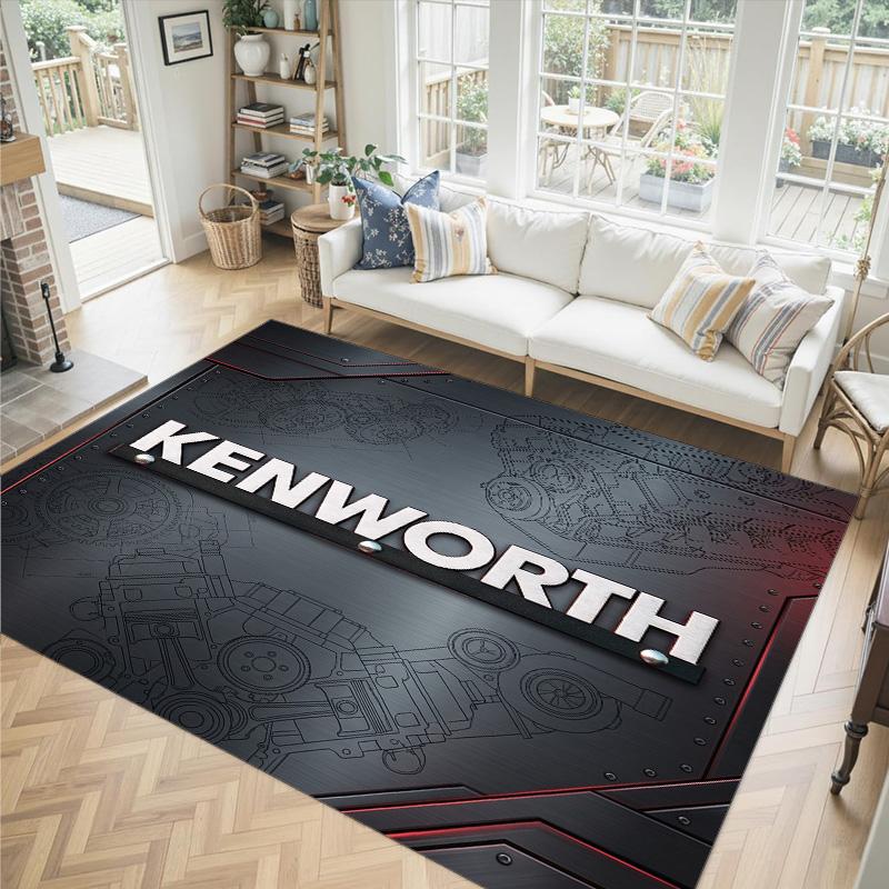 Kenworth Design Crystal Velvet Carpet Cozy Non?Slip Printed Rug For Bedroom Living Room Entrance