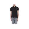 Calvin Klein Logo Embroidered Straight Cut Short Sleeve Polo Shirt Men Polo Shirts Black J30J323395-BEH