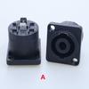 4 Pin Speakon Panel Mount Board Female Jack Socket Connector XLR Audio Cable Wire Adapter Nut Loudspeaker Amplifier ConverterGood Product