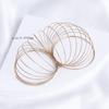 Copper-Plated 14K Gold Steel Wire Bracelet Ring - DIY Jewelry Accessory