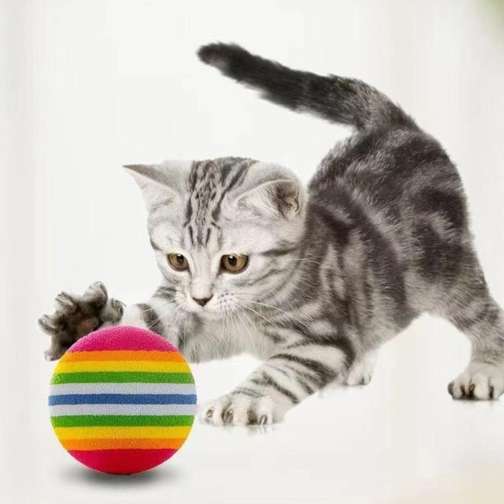 Mouse Shape Balls Pet Cat Toys Set Foldable Cat Tunnel Toys Funny Cat Stick  Kitten Training