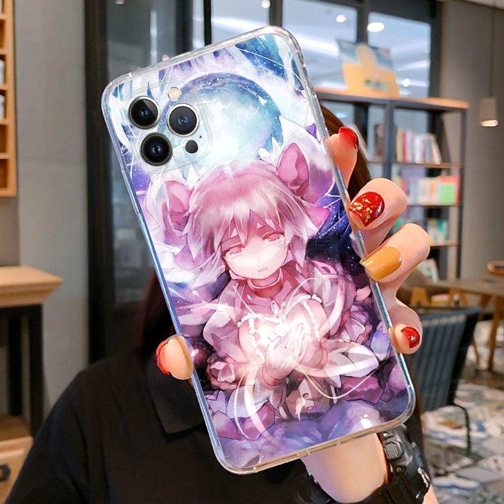 Puella Magi Madoka Magica Phone Case For iPhone 15 14 11 12 13 Mini Pro XS Max Cover 6 7 8 Plus X XR SE 2020 Funda Shell