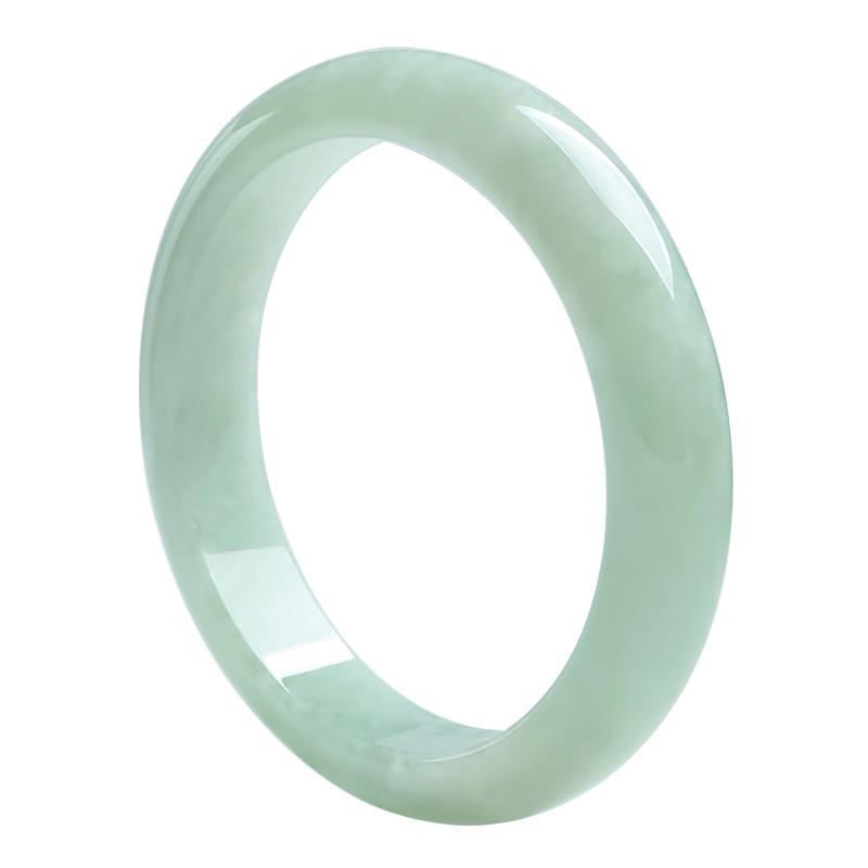 Women s Natural Emerald Jade Ping An Bangle Bracelet