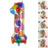 40 Inch Aluminum Foil Number Balloon Colorful 2024 New Year Large Size Balloon Celebration Decoration Party Supplies