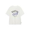 Li Ning Badfive Drop Shoulder Sleeve T Shirt Men's Ivory AHST301-3