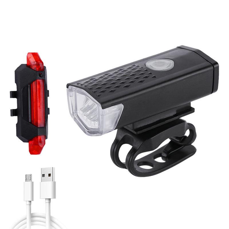 USB Rechargeable High-Brightness Bicycle Headlight - Model 2255 for Night Riding and Mountain Biking