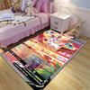 New product P0kemon Sylveon Cards Pattern Carpets for Living Room Bedroom Bedside Floor Mat Area Rug Home Decor Luxury Gifts