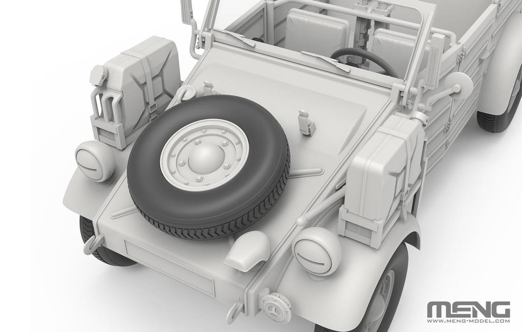 GSI Creos Monmodel German Kubelwagen Type 82 North African Specification Plastic Model Kit MVS015 1/35 Pkw.K1