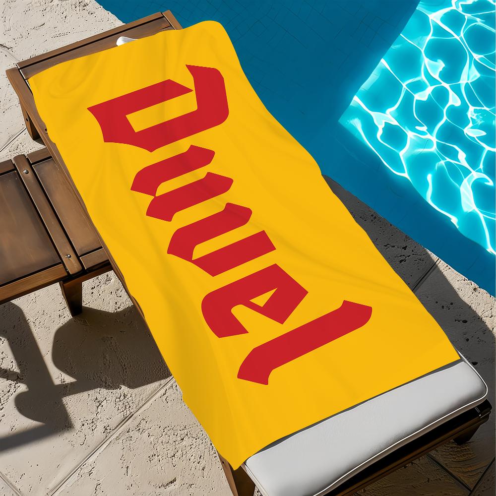 Coole Kunst Bier Mode D-Duvels Handtuch weich Strandtücher Reise schwimmen Pool Badehandtuch Fitnessstudio Spa Heimdekor Geschenk Urlaub