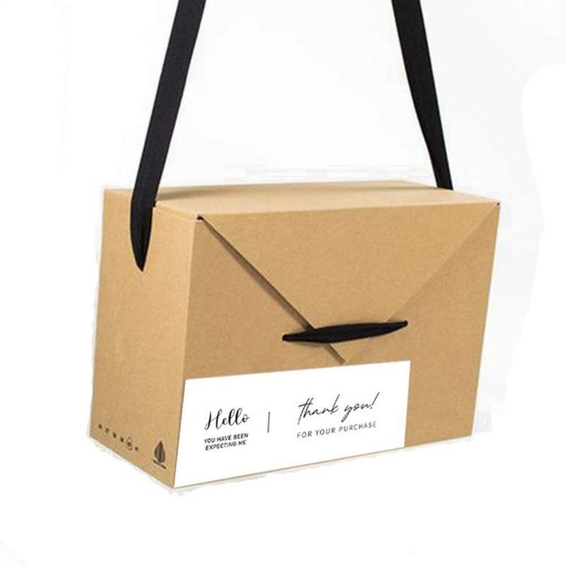 50 Pcs Thank You Decoration Stickers Seal Labels Small Business Commodity Packaging Sealing Stickers Personalized Package Label