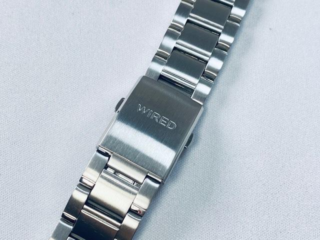 SEIKO WIRED KP382X 20mm Stainless Steel Bracelet for AGAT404/AGAT405/AGAT406/AGAT407/VD57-KZ10 others