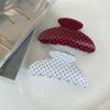 Pinza per Capelli Vintage con Stampa Pois Acrilica di Grandi Dimensioni a Forma di Squalo Fermaglio Semplice Elegante Fermagli per Capelli Accessori per Capelli da Donna